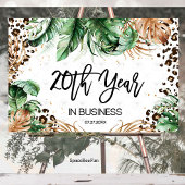 Safari Business party Leopard Achtergrond Banner