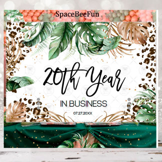 Safari Business party Leopard Achtergrond Banner