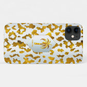 Safari Chic Luxe Gold Leopard Print Case-Mate iPhone Case (Achterkant (horizontaal))