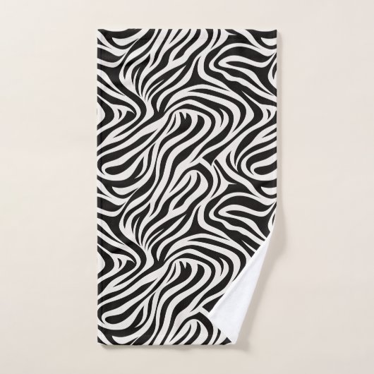 Safari Chic Zebra (Serviette à main)