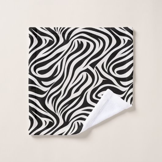 Safari Chic Zebra (Gant de toilette)