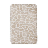 Safari Chique Giraffe Print Badmat. Badmat (Voorkant Verticaal)