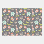 Safari conçoit un jeu de papier à envelopper (Devant)