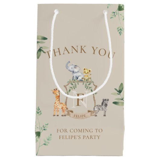 Safari Crest Klein Cadeauzakje (Voorkant)