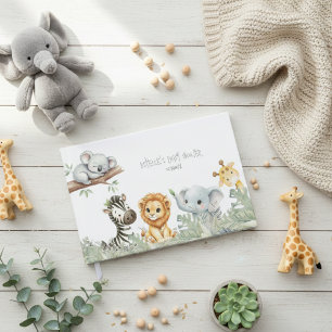 Safari d'animaux de jungle pour garçon, fête préna