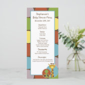 Safari de 25 de menu de cartes contes de jungle (Debout devant)