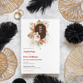 Safari Desert Boho Flowers Faire-part de mariage