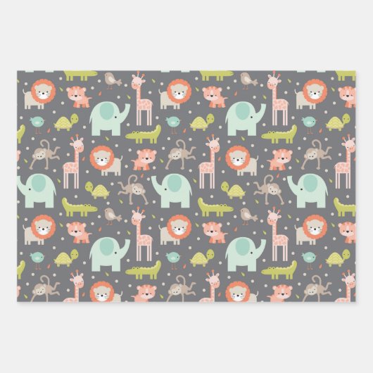 Safari Design Wrapper Paper Set (Voorkant)