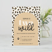 Safari Deux Fille sauvage 2e Invitation anniversai (Debout devant)
