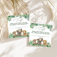 Safari dier jungle groen & goud jongen luier
