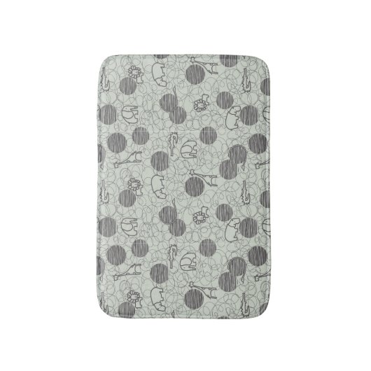 safari - dieren 1 badmat (Voorkant Verticaal)