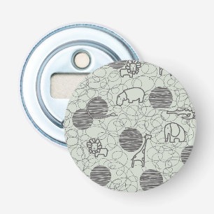 safari - dieren 1 button flesopener