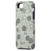 safari - dieren 1 Case-Mate iPhone case (Achterkant Links)