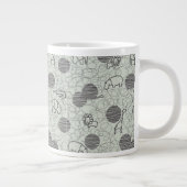 safari - dieren 1 extra grote mok (Rechts)