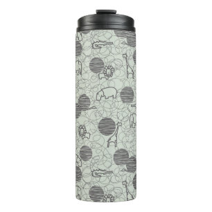 safari - dieren 1 thermosbeker