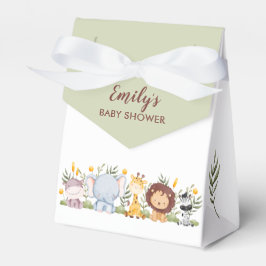 Safari Dieren Baby shower Favor Boxen Modern Bedankdoosjes