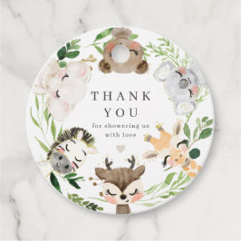 Safari Dieren Baby Shower Favor Tags | Cadeautags Bedankjes Labels