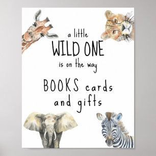 Safari dieren - Boeken kaarten en geschenken Poster
