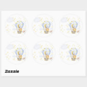 Safari Dieren Heet Lucht Ballon Sticker (Vel)