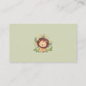 Safari Dieren Luier Raffle Tickets Oerwoud Boys Informatiekaartje (Achterkant)