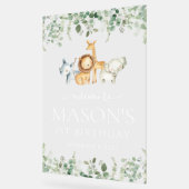 Safari Dieren, Oerwoud, Wild One, Verjaardag Welko Acryl Bord (Hoek)