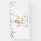 Safari Dieren, Oerwoud, Wild One, Verjaardag Welko Spandoek (Verticaal)