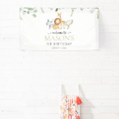 Safari Dieren, Oerwoud, Wild One, Verjaardag Welko Spandoek (Insitu)