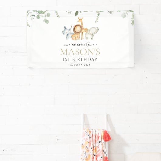 Safari Dieren, Oerwoud, Wild One, Verjaardag Welko Spandoek (Insitu)