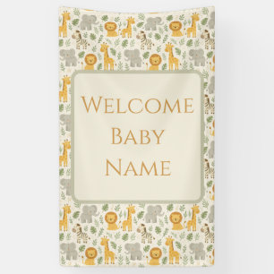 Safari dierenkinderkamer print spandoek