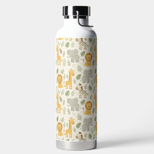 Safari dierenkinderkamer print waterfles