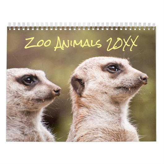Safari dierentuin Fotografie Kalender (Hoes)