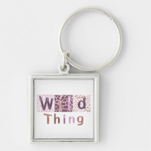 Safari Dierprint Wild Ding Sleutelhanger