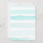 Safari Drive Par Baby shower Invitation Mint Flora (Dos)