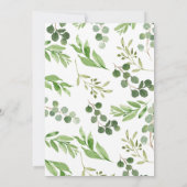 Safari Foliage Wild One 1st Birthday Invitation (Dos)