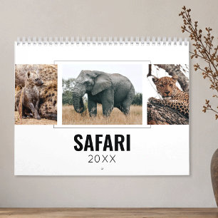 Safari Foto's van Wilde Dieren in Afrika - De Grot Kalender