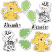 Safari Fun Sticker (Voorkant)