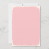 Safari Giraffe Baby shower Uitnodiging (Achterkant)