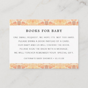 Safari Giraffe Boek Aanvraag Baby shower Informatiekaartje