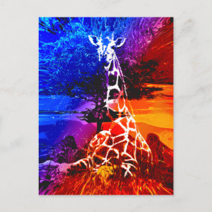 Safari Giraffe Dream Briefkaart