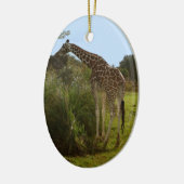 Safari-Giraffe Keramisch Ornament (Links)