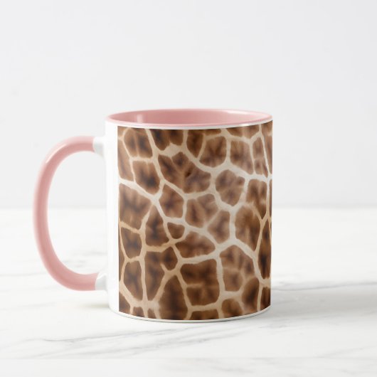 Safari Giraffe Print Mok (Links)