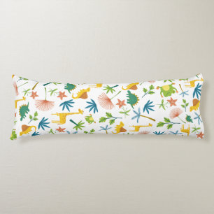 Safari giraffe schattige kleurrijke patroonjongen lichaamskussen