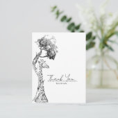 Safari Giraffe Theme Briefkaart Design (Staand voorkant)