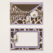 Safari Girl LAV TY Cadeau Balise 2 (Devant & derrière)