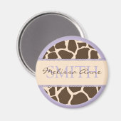 Safari Girl Lavender Magnet 4 (Recto/Verso)