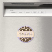 Safari Girl Lavender Magnet 4 (In Situ (Lave-vaisselle))