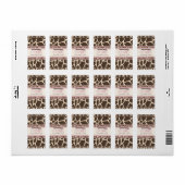 Safari Girl Mini Étiquette barre de bonbons (Feuille entière)