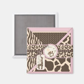 Safari Girl TY Magnet (Recto/Verso)