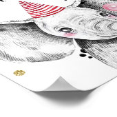 Safari Gold Green 1er Anniversaire Poster (Coin)