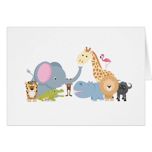 safari groep wit (Voorkant Horizontaal)